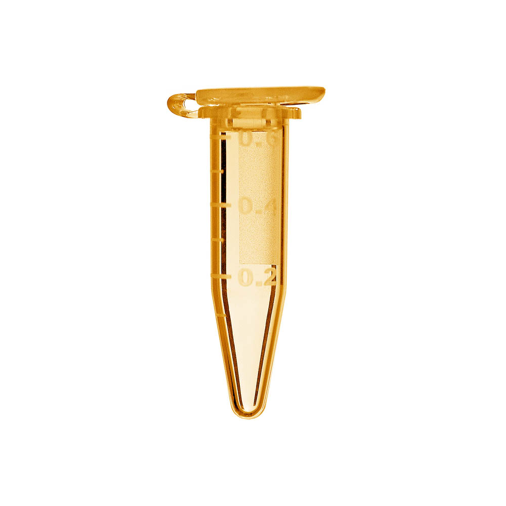 0.5 mL Microcentrifuge Tubes, Boil-Proof, Orange