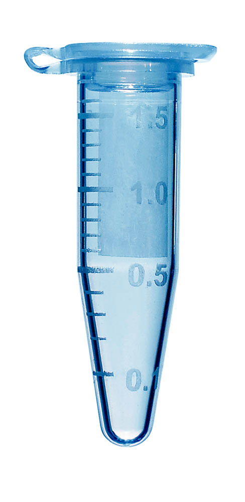 1.5 mL Easy Open Microcentrifuge Tubes, Boil-Resistant, Blue
