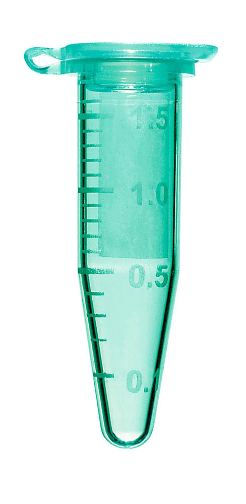 1.5 mL Easy Open Microcentrifuge Tubes, Boil-Resistant, Green