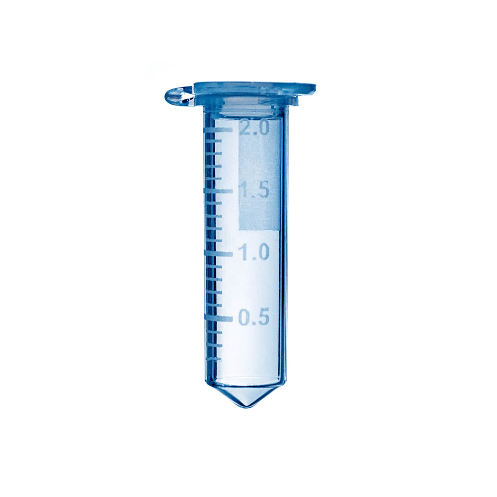 2.0 mL Microcentrifuge Tubes, Boil-Proof, Blue