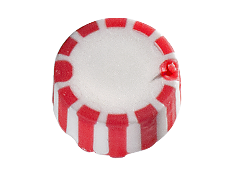 GripSeal&reg; Caps With Molded O-Ring, Red