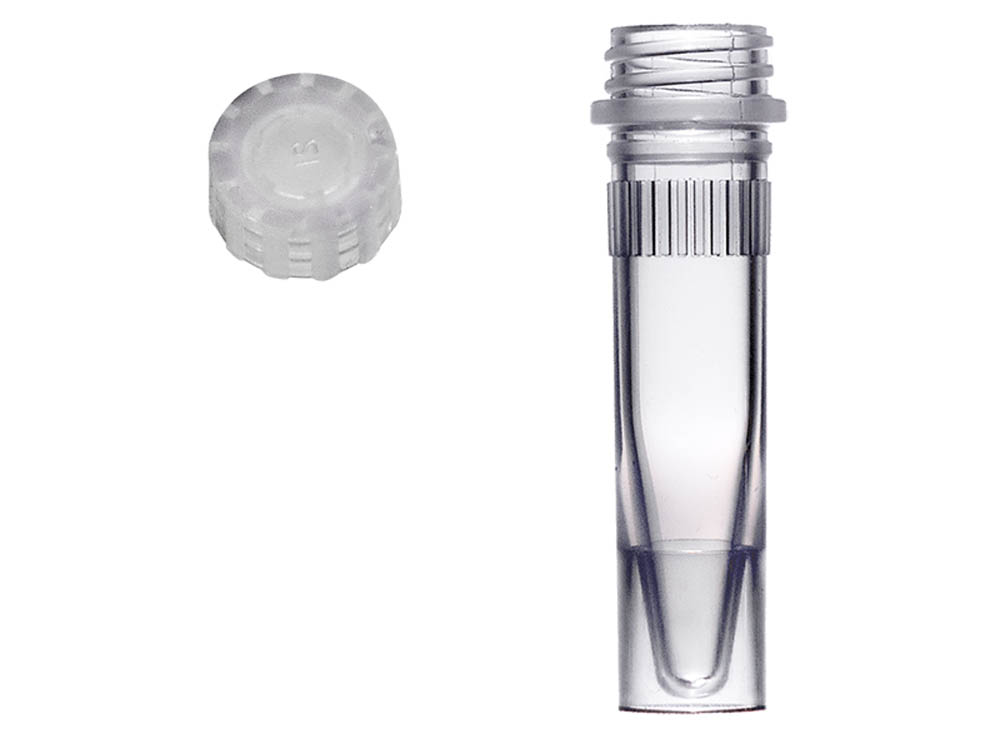 Sterile Assemblies: 1.5 mL Ribbed, Skirted Screw Microtubes & GripSeal&reg; Screw Caps
