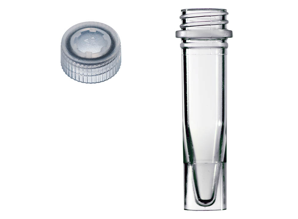Sterile Assemblies: 1.5 mL Skirted Screw Microtubes & Flat Screw Caps