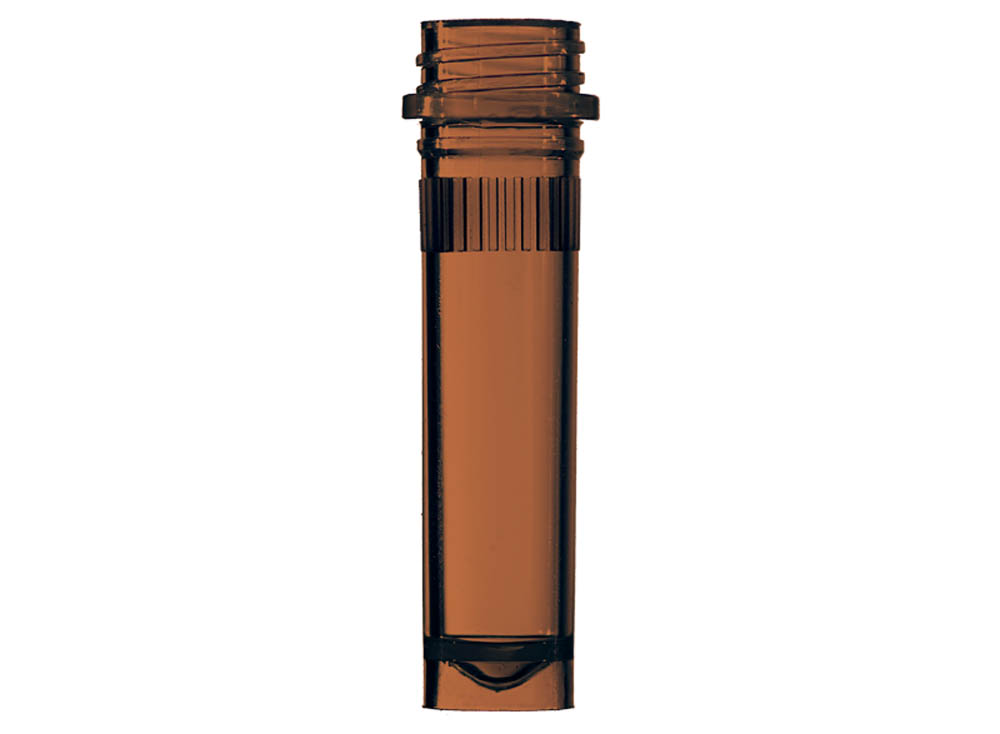 2.0 mL Screw Microtube, Skirted, Ribbed, Amber