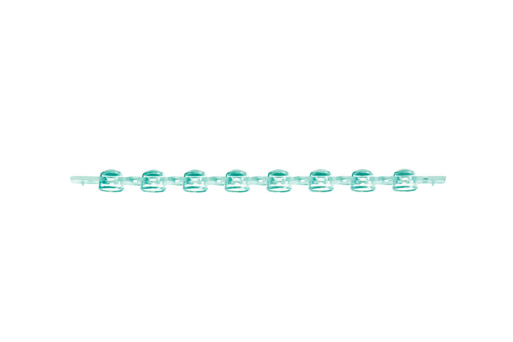 8-Strip PCR Dome Caps, Green