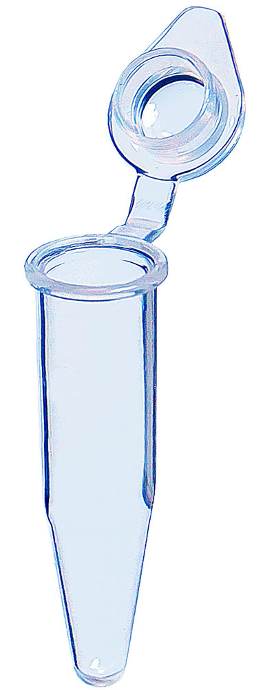 0.5 mL Individual Blue PCR Tubes with Frosted Flat Caps