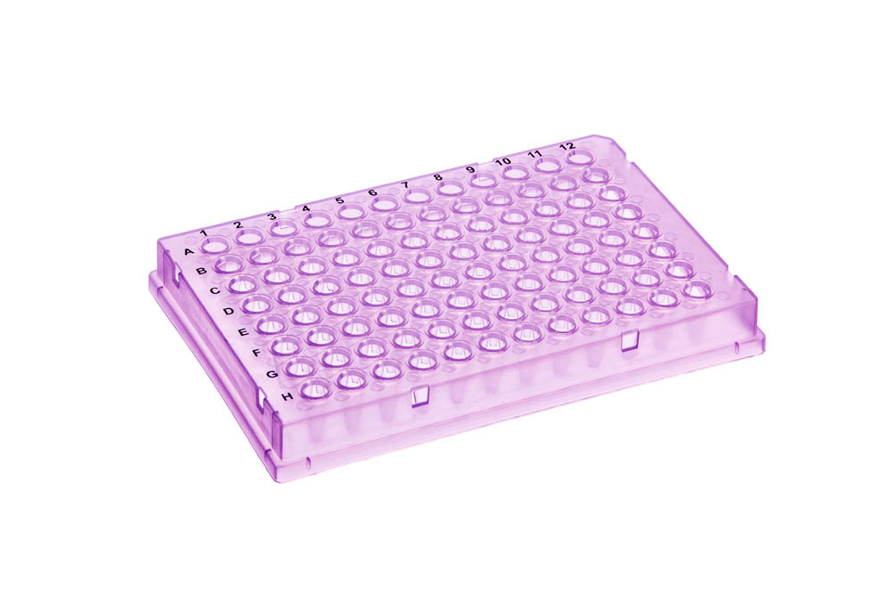96-Well 0.1 mL Full-Skirt PCR Plates, Bio-Rad&reg;-Type, Low-Profile, Violet