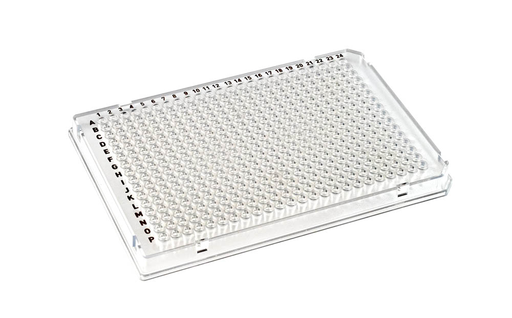 384-Well DuraFrame&reg; Rigid PCR Plates, A24, P24 Notches, Clear
