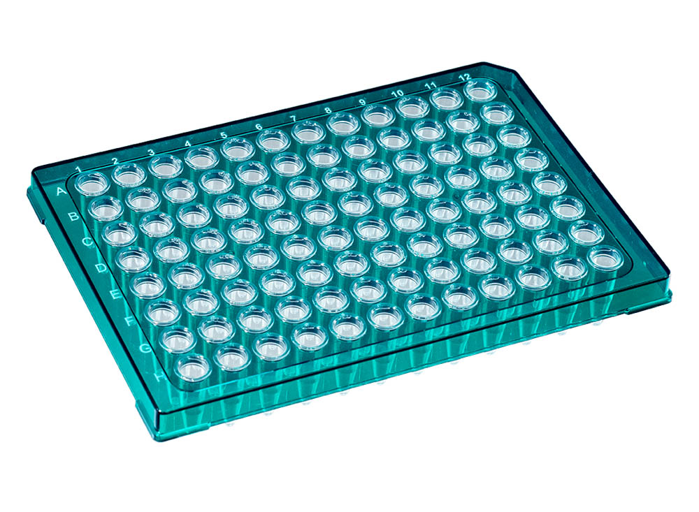 0.2 mL DuraFrame&reg; Rigid PCR Plates, Green