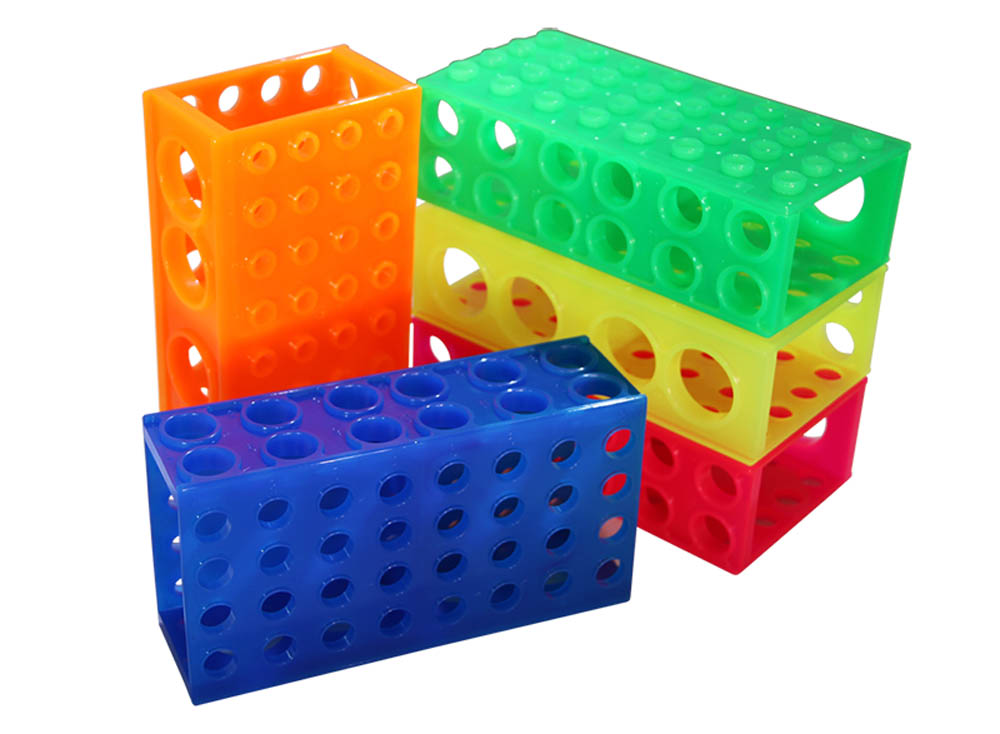 4-Way Interlock Flipper&reg; Rack, Assorted Fluorescent
