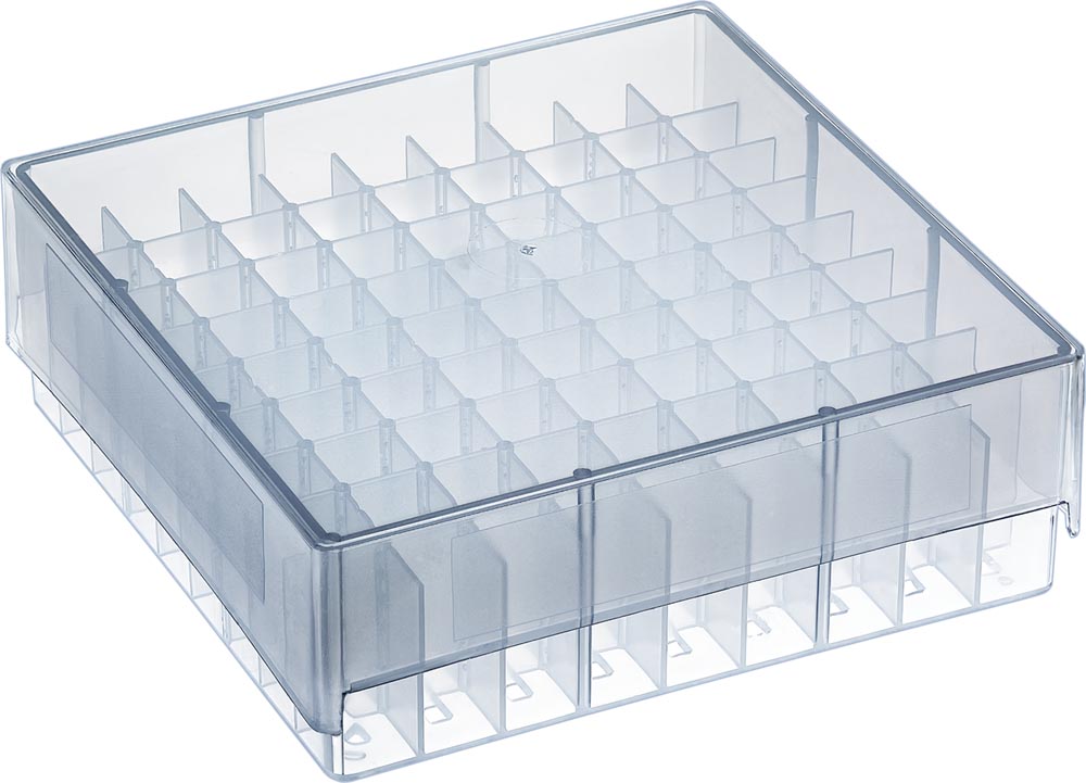 81-Place Freezer Rack with Lift-Off Lid