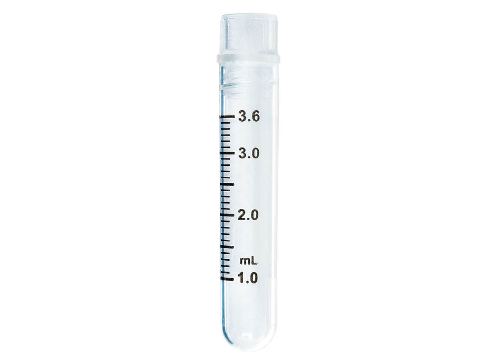 3.6 mL Cryo Tube, Internal Thread, Round Base, Sterile