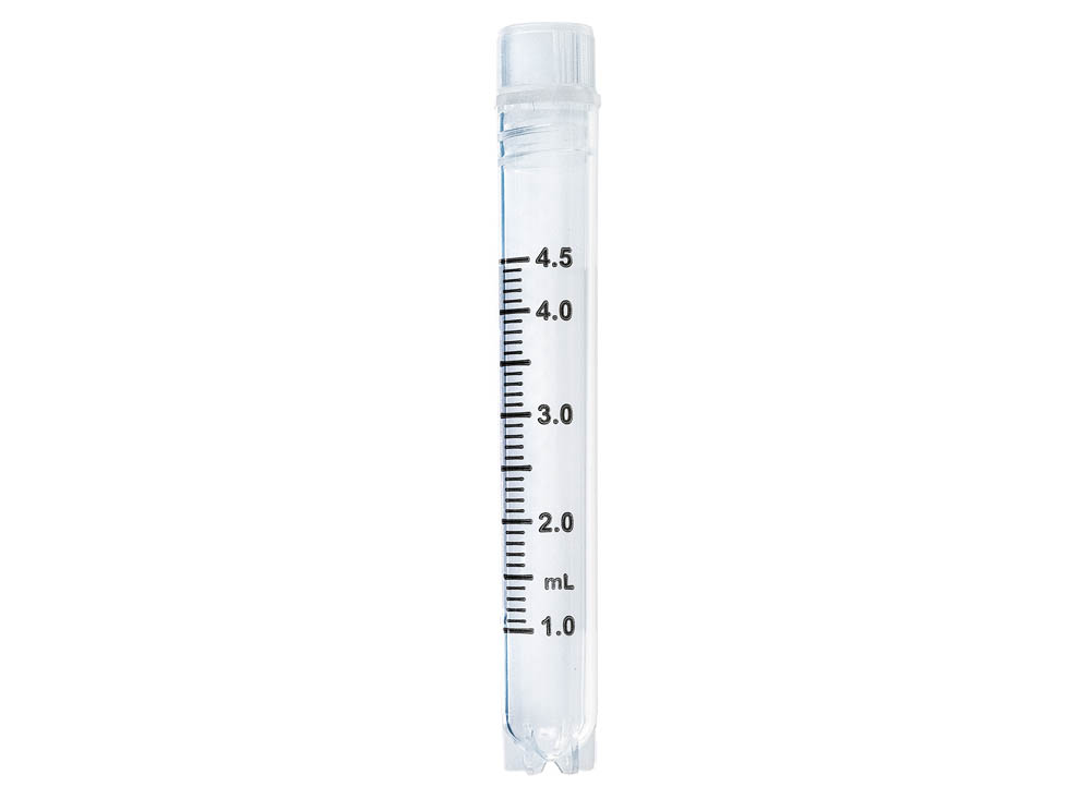 4.5 mL Cryo Tube, Internal Thread, Stargrip&trade; Base, Sterile
