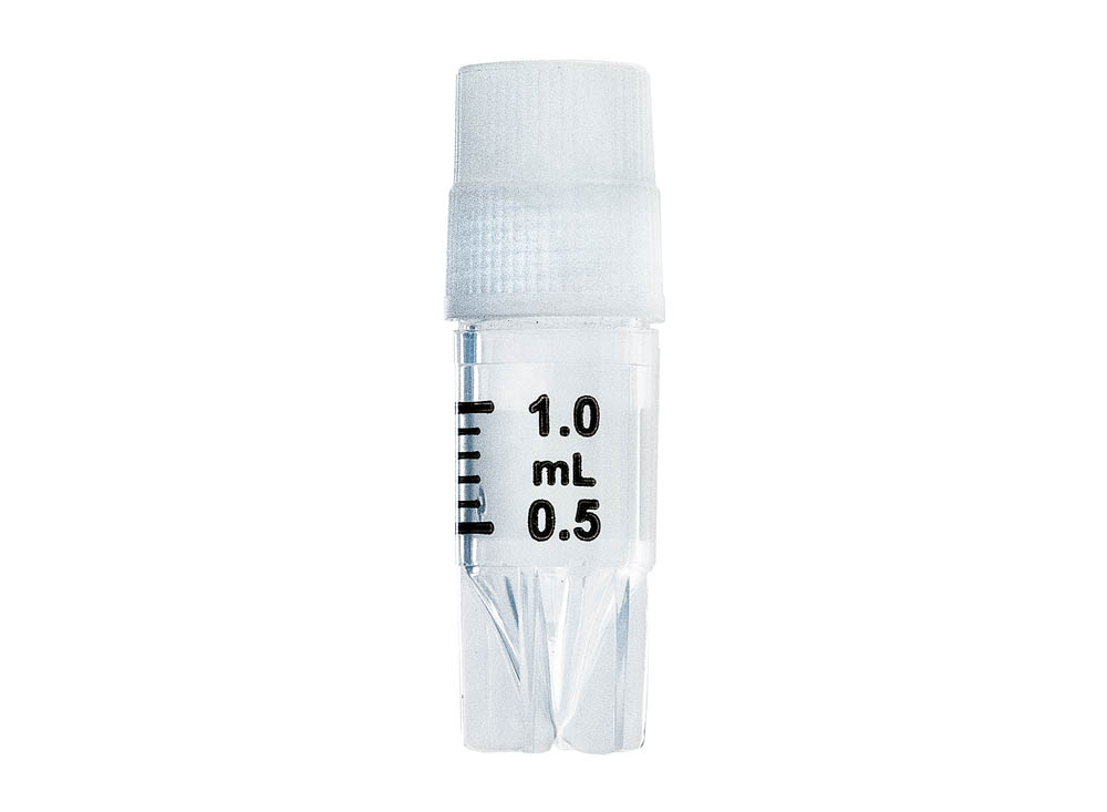 1.0 mL Cryo Tube, External Thread, Stargrip&trade; Base, Sterile