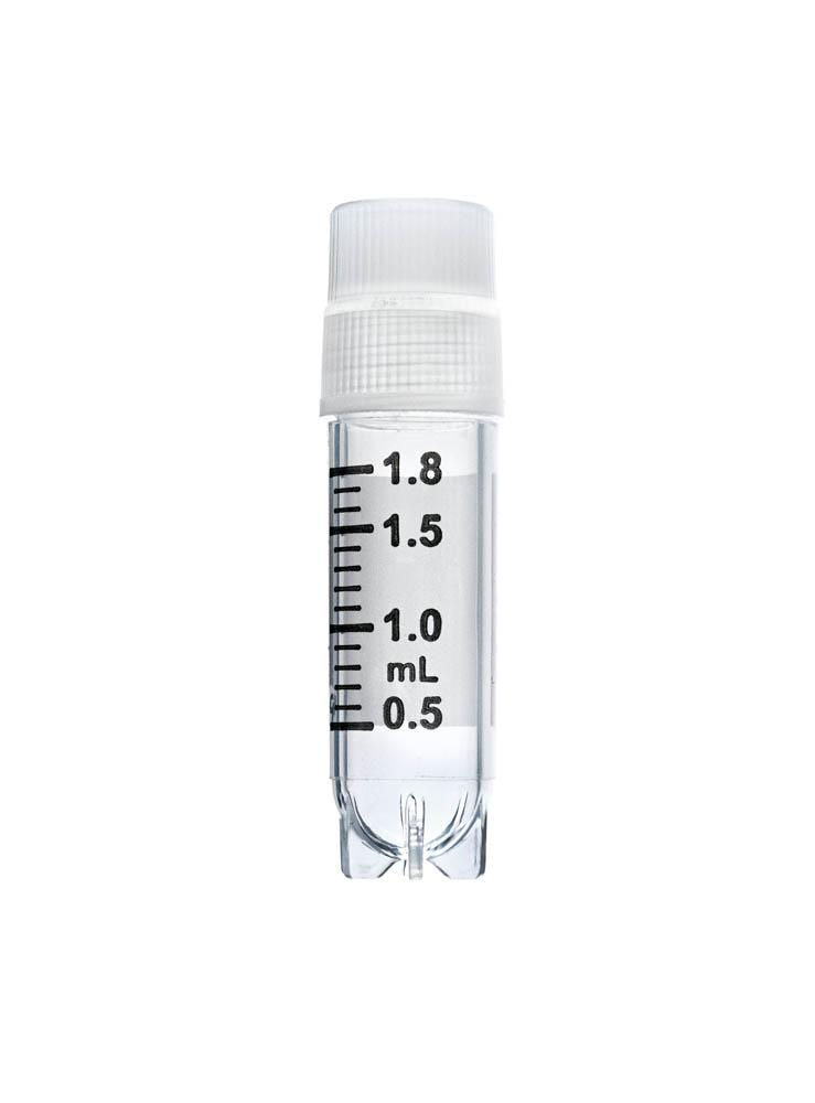 1.8 mL Cryo Tube, External Thread with O-Ring, Round Base, Sterile