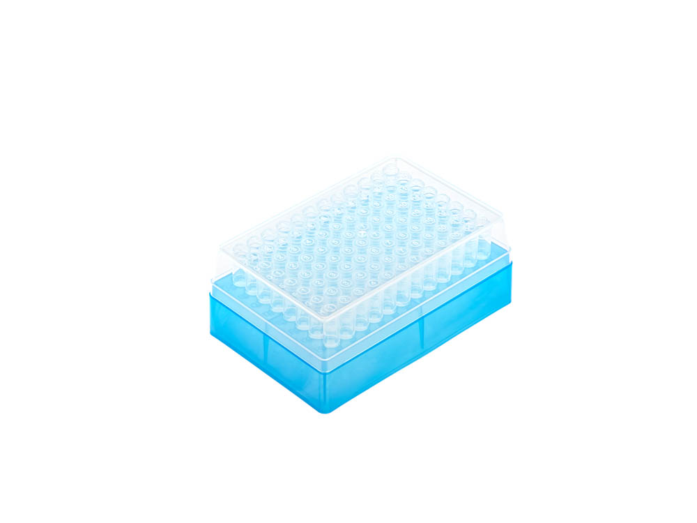 1.2 mL 8-Strip Cluster Tubes in SBS Rack and Lid