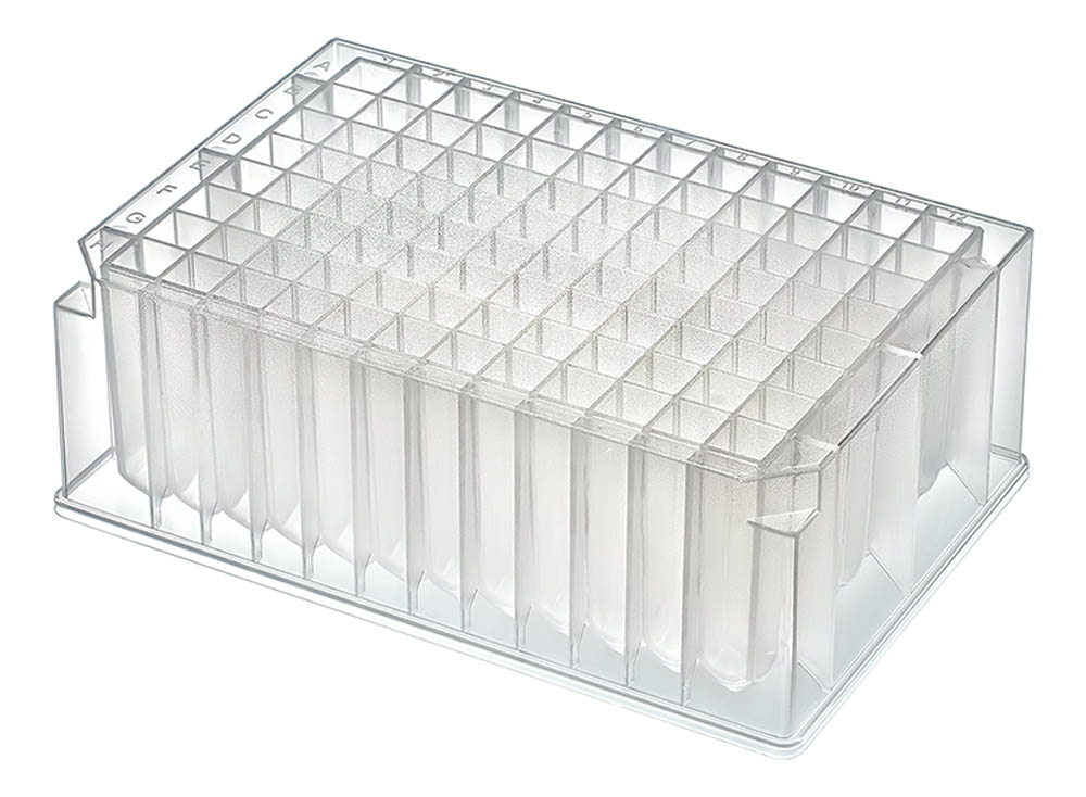2 mL Deep Well Plates, Square, V-Bottom, Sterile