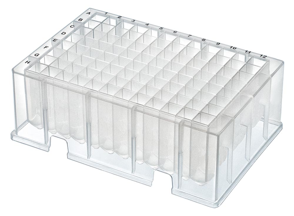 2 mL Deep Well Plates, Square Wells, V-Bottom, Sterile